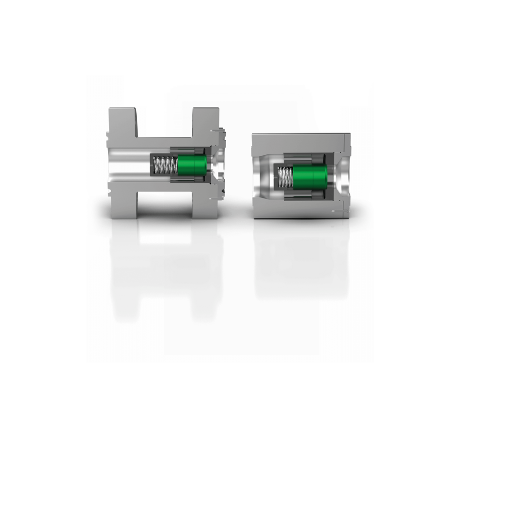 Technical 3D illustrations of the Schroeder Valves SDV-series valves
